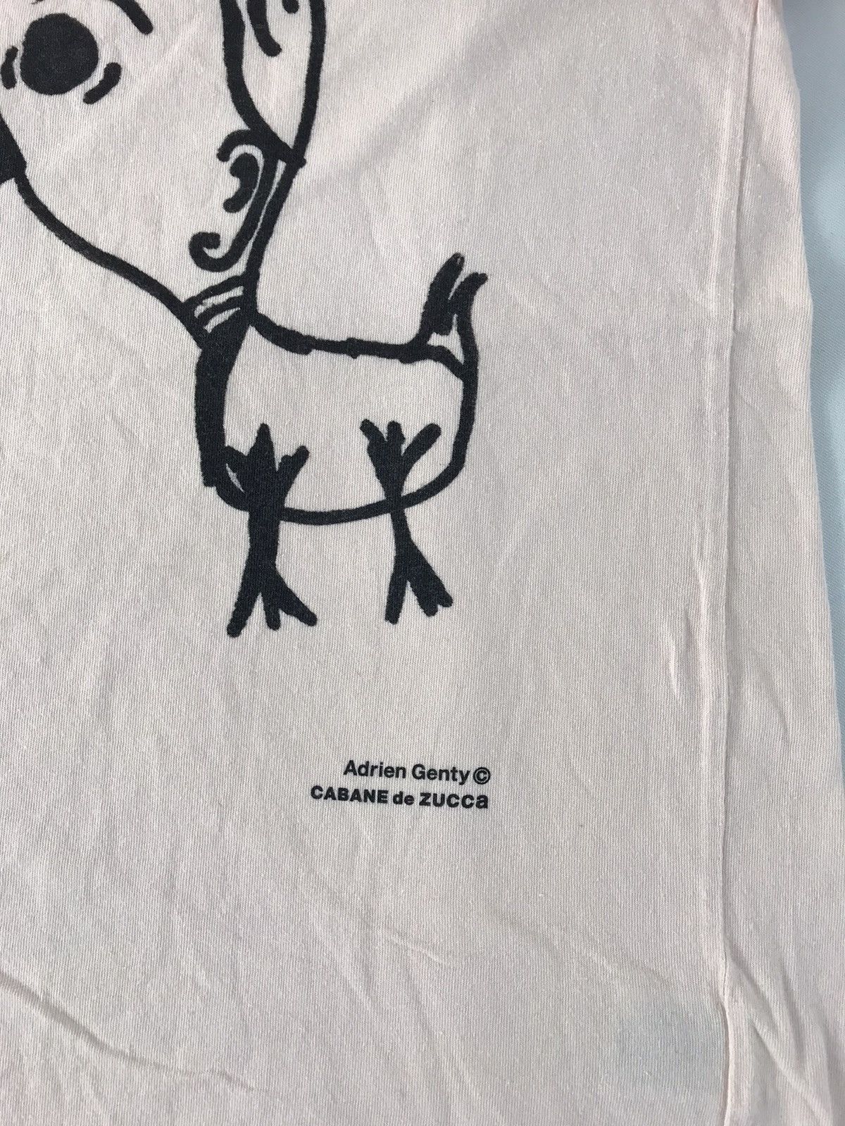 CABANE de ZUCCa Cabane De Zucca Adrien Genty Bird Big Logo Printed Tee Size US S / EU 44-46 / 1 - 4 Thumbnail