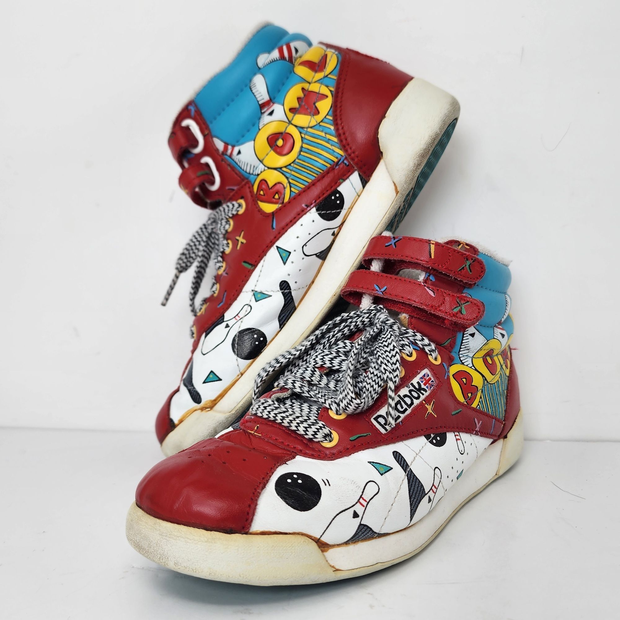 Reebok Reebok VIntage HiTop Freestyle Bowling Shoes Womens 7 Grailed