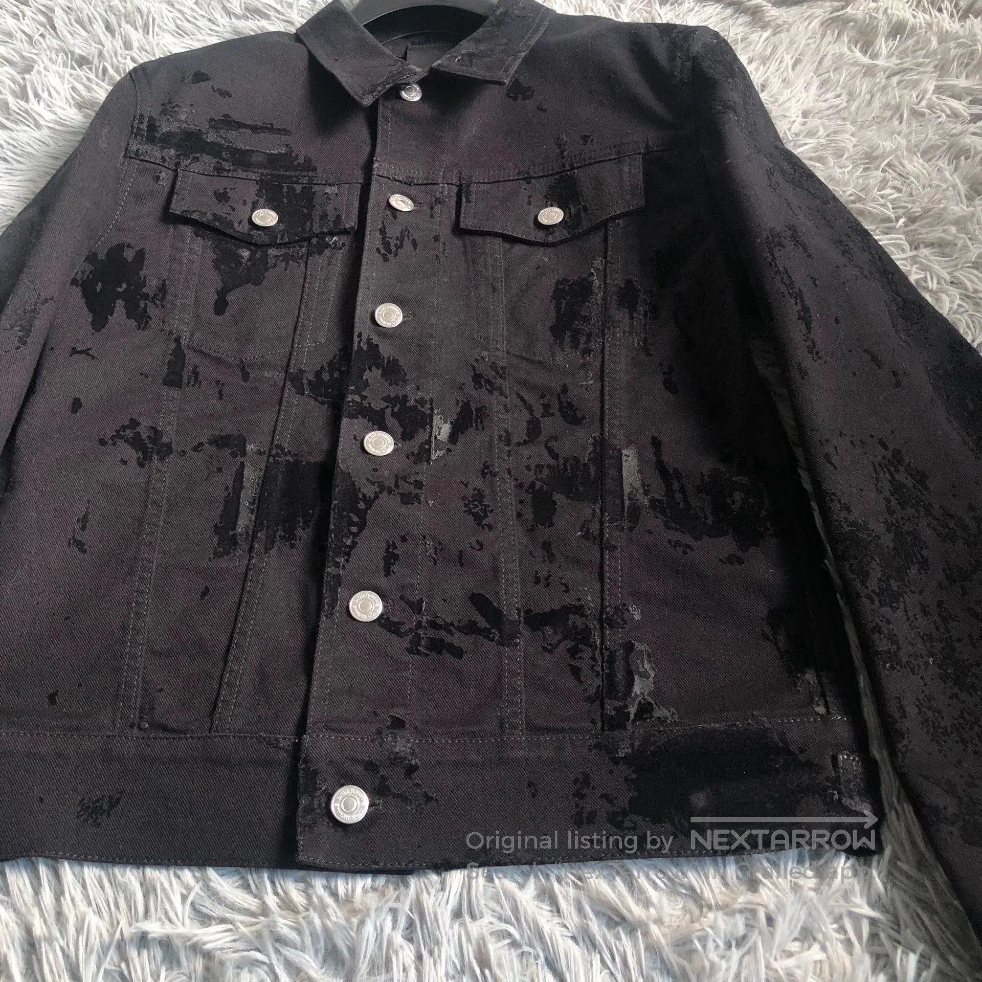Dior Dior Paint Splatter Distressed Denim Jacket. Size US S / EU 44-46 / 1 - 2 Thumbnail