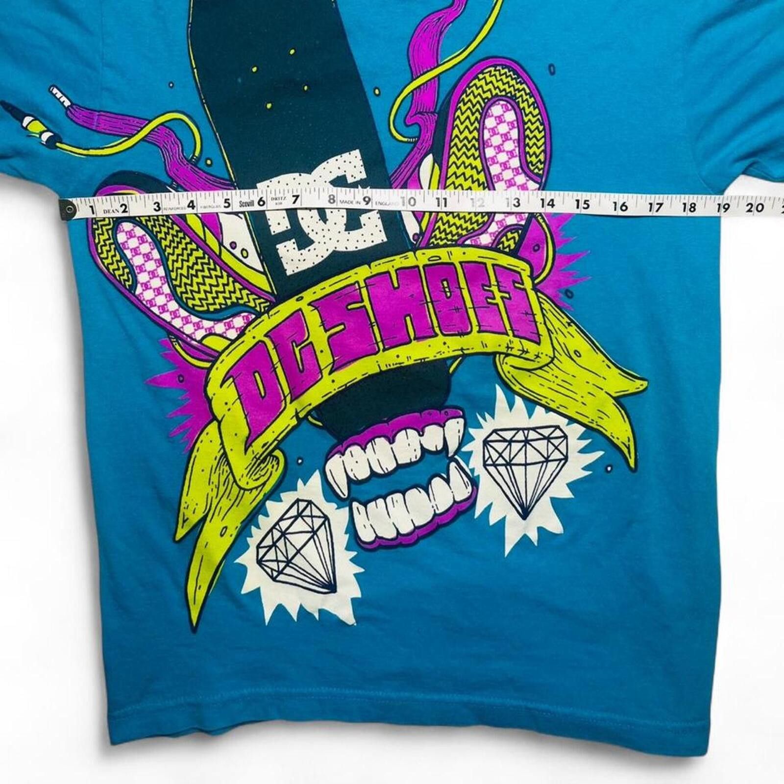 Other Y2K DC Shoes Graphic Skate T-Shirt Small Skateboarding Tee Size US S / EU 44-46 / 1 - 6 Thumbnail