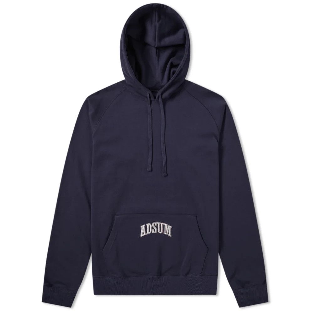 Adsum Adsum FW18 Washed Collegiate Popover Hoodie (L) Navy Size US L / EU 52-54 / 3 - 9 Thumbnail
