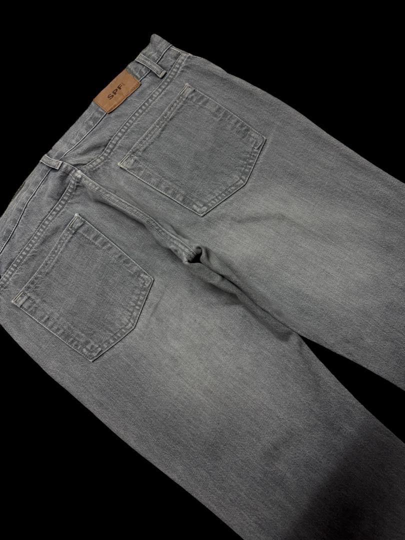 Japanese Brand FLARED 90s Style SPF Mudwash Insane Distressed Bootcut Jean Size US 36 / EU 52 - 15 Thumbnail