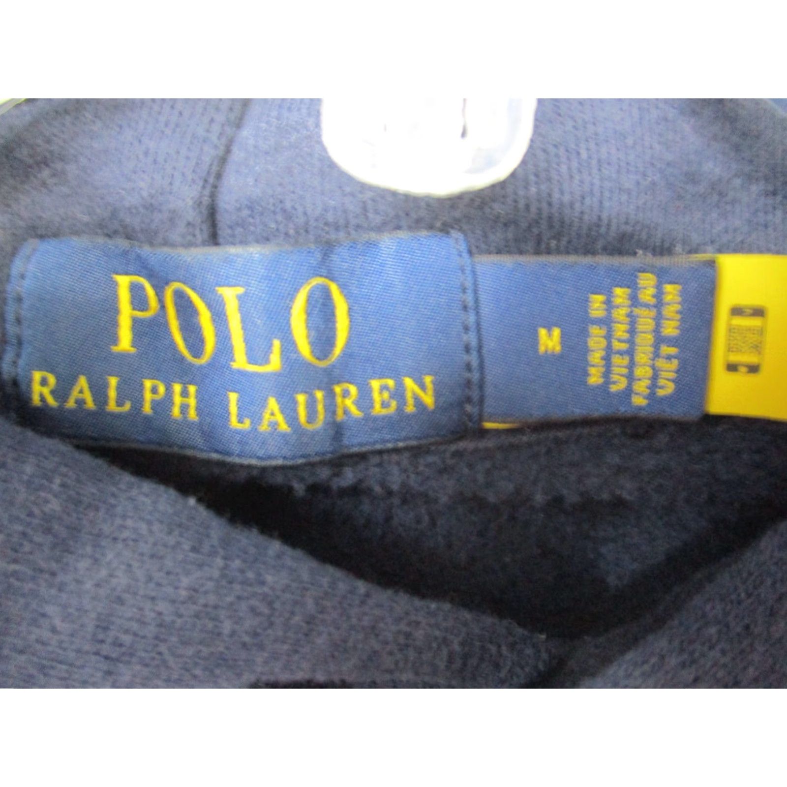 Polo Ralph Lauren Polo Ralph Lauren Hooded Sweatshirt Medium Logo Spelled Out Retro Shirt Mens M Blue Logo 90s Vintage Pullover Hoodie Size US M / EU 48-50 / 2 - 6 Thumbnail
