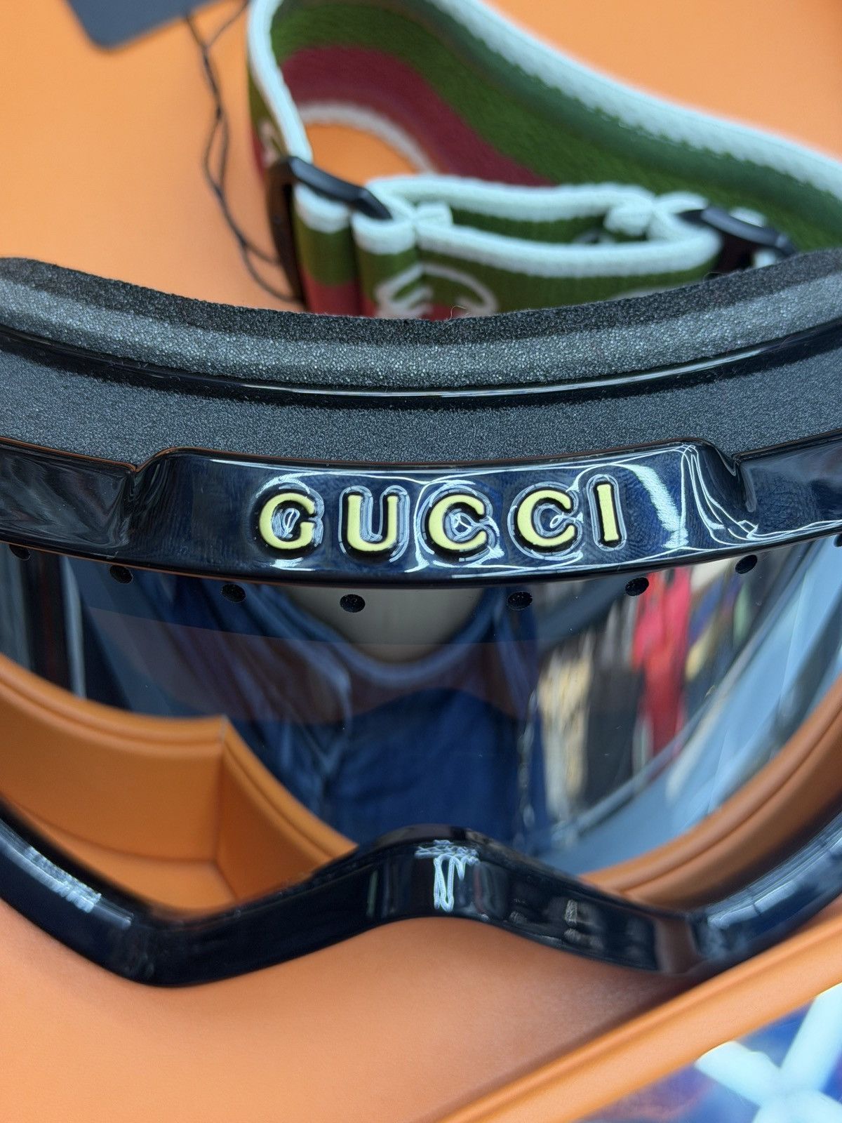 Gucci Gucci Black Interlocking Band Goggles Size ONE SIZE - 5 Thumbnail