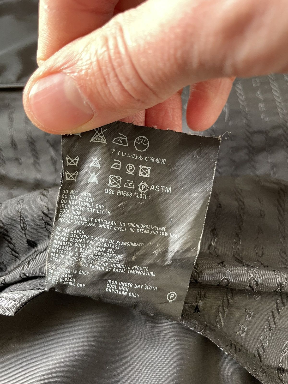 Prada Mid 2000s Black Nylon Work Jacket Size US M / EU 48-50 / 2 - 13 Thumbnail
