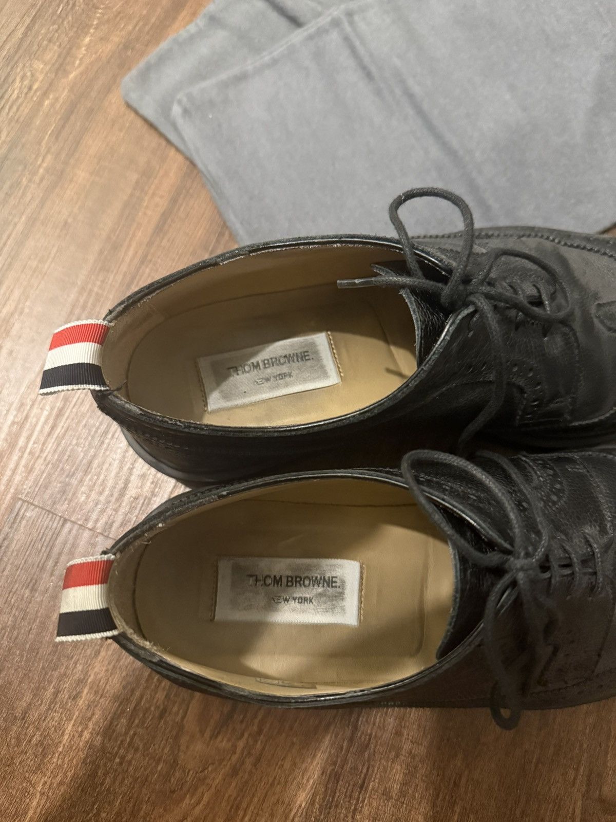 Thom Browne Thom Browne Pebble Grain Longwing Brogues Size US 10 / EU 43 - 3 Thumbnail
