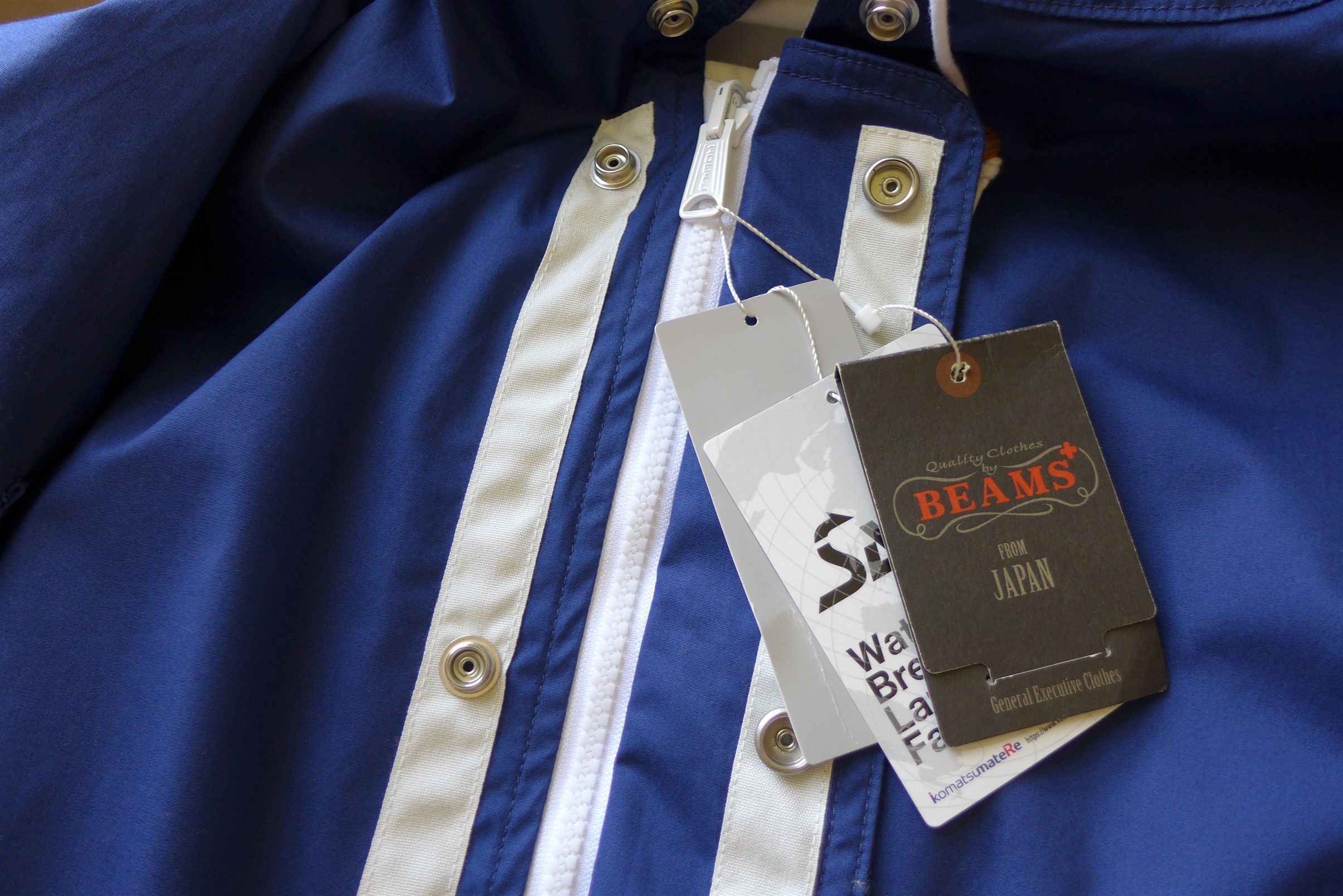 Beams Plus Beams Plus Reversible Sailing Jacket - Navy / White Size US S / EU 44-46 / 1 - 14 Thumbnail