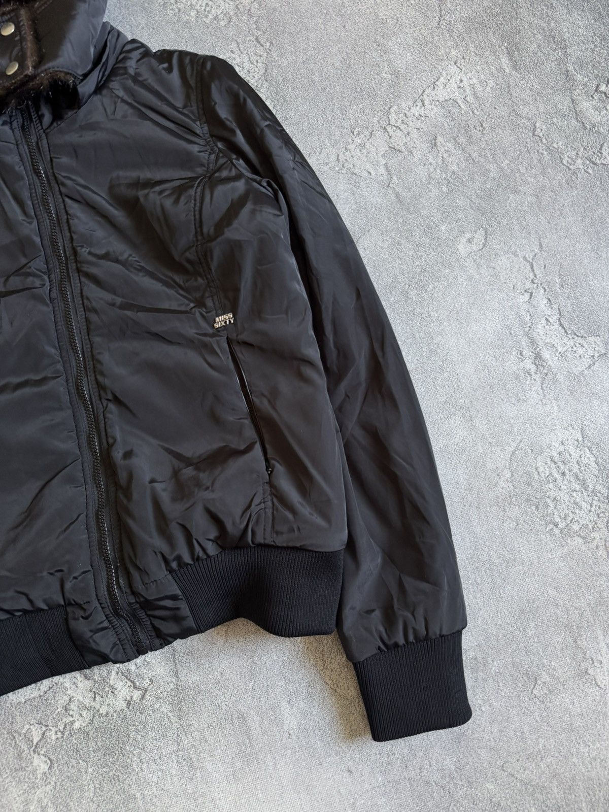 Miss Sixty Miss Sixty L/size faux fur reversible jacket hooded bomber Size L / US 10 / IT 46 - 16 Thumbnail