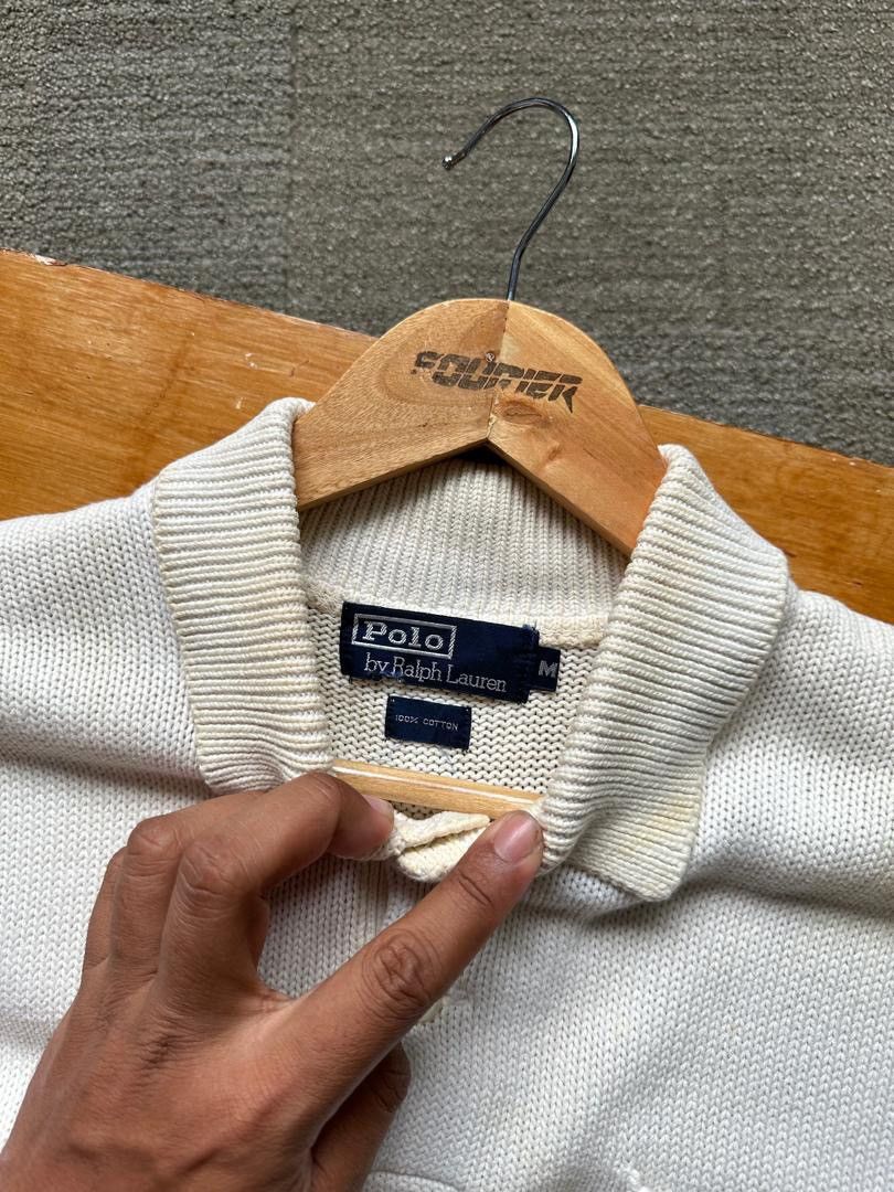 Polo Ralph Lauren VINTAGE POLO RALPH LAUREN KNIT COLLAR Size US M / EU 48-50 / 2 - 3 Thumbnail