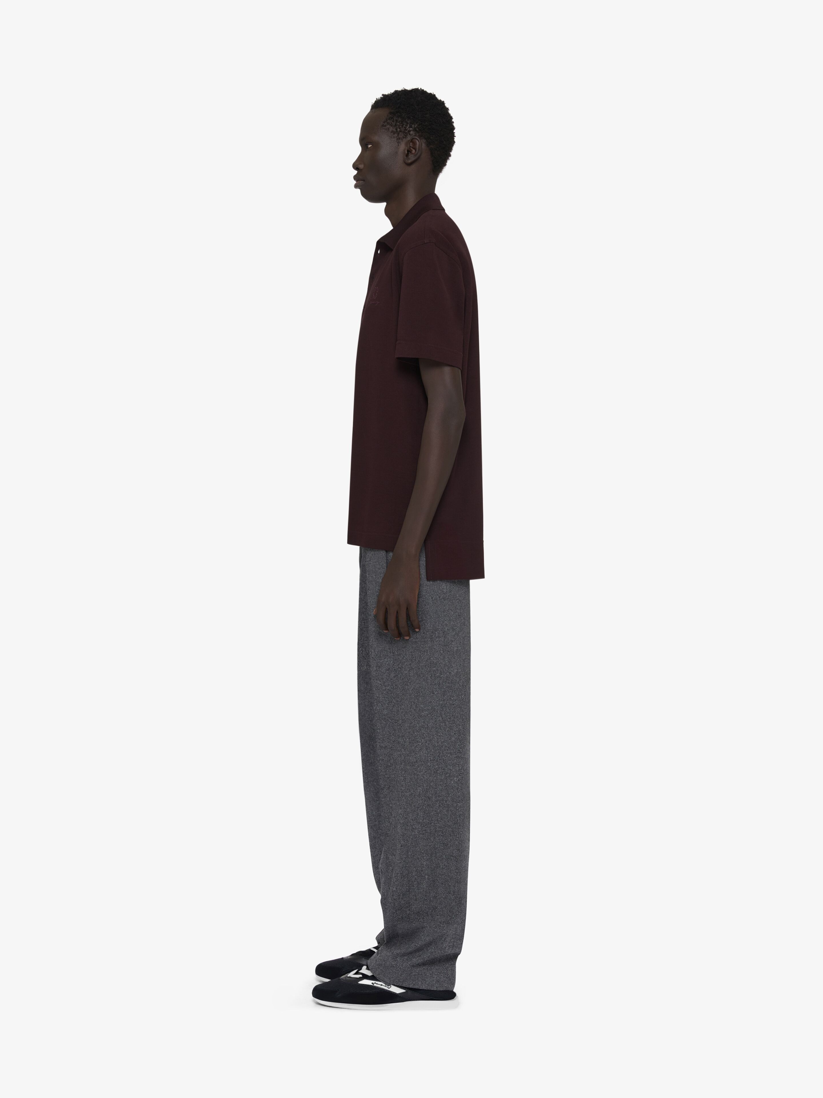Givenchy oc11z0725 Polo Shirt in Burgundy Size US S / EU 44-46 / 1 - 3 Thumbnail