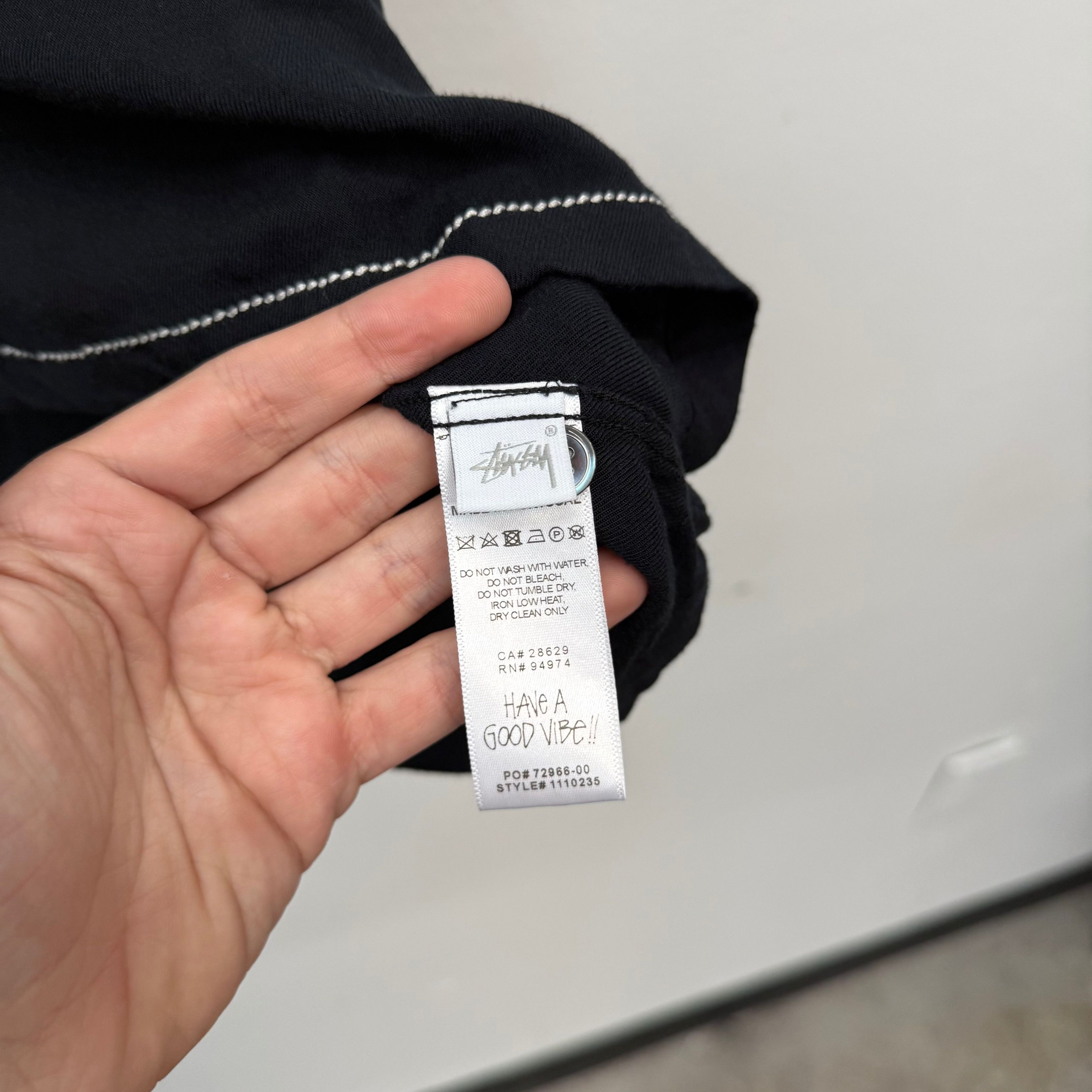 Stussy Stussy Contrast Pic Stitched Button Up Shit - Size M Size US M / EU 48-50 / 2 - 5 Thumbnail