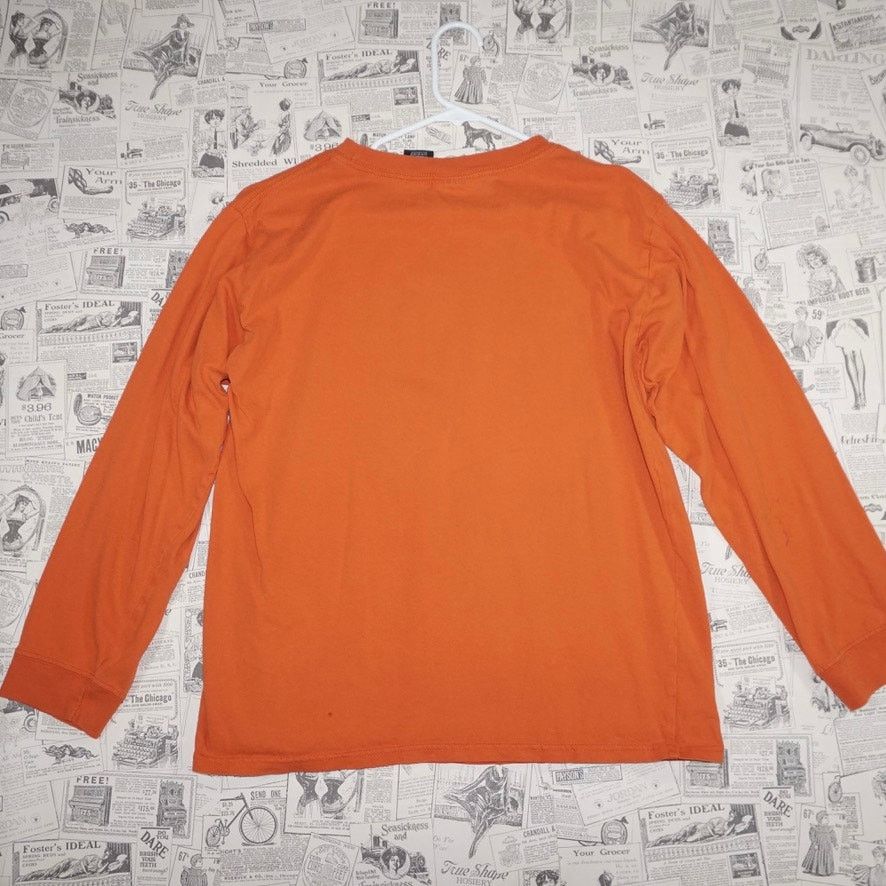 Vintage XL - Vintage Y2K no boundaries 2000s LS orange youth t-shirt Size US XL / EU 56 / 4 - 3 Thumbnail