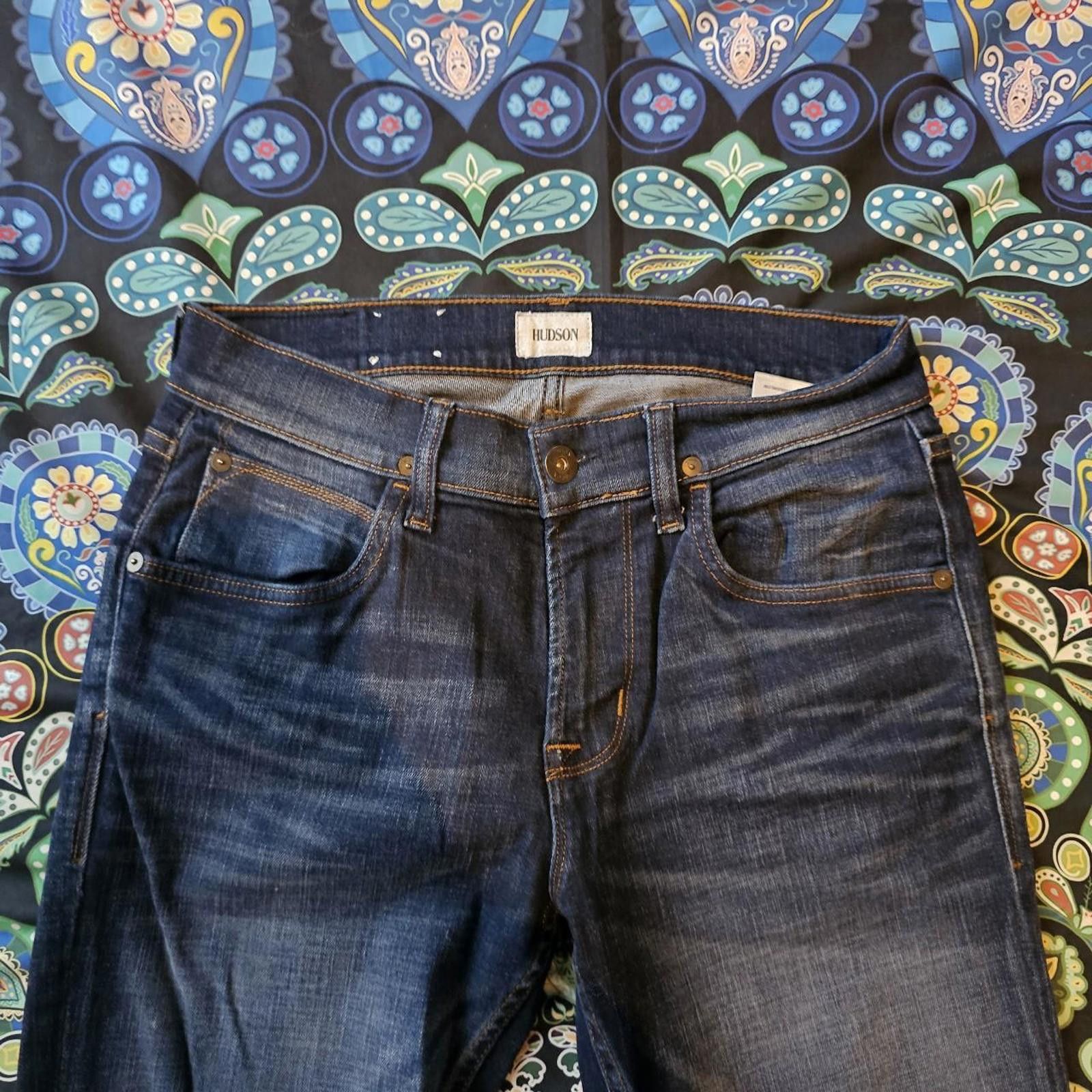 Hudson Hudson Men's Blue Jeans Size US 30 / EU 46 - 4 Thumbnail