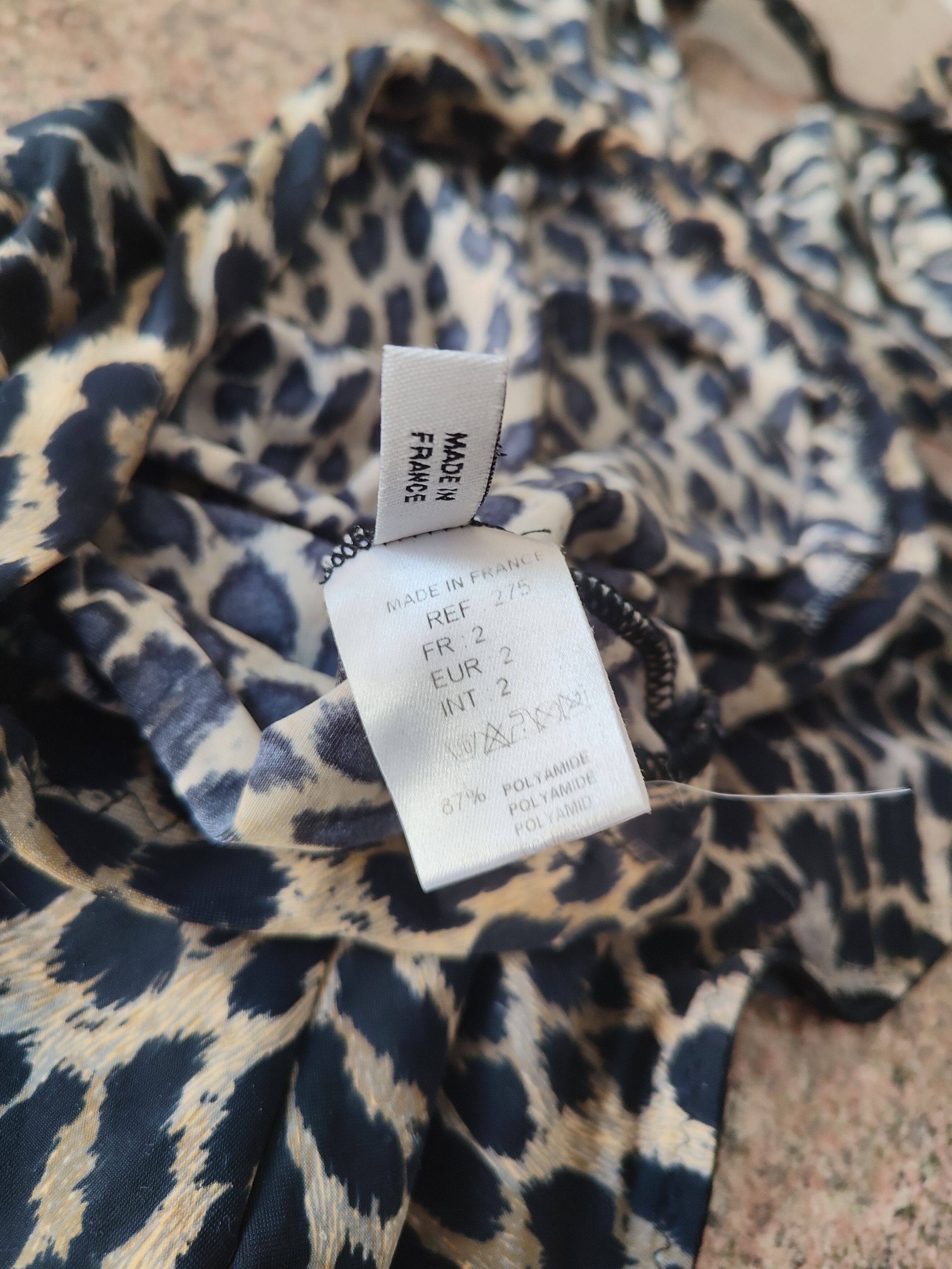 Dior Vintage Christian dior Tiger Leopard print swimsuit Size ONE SIZE - 10 Thumbnail