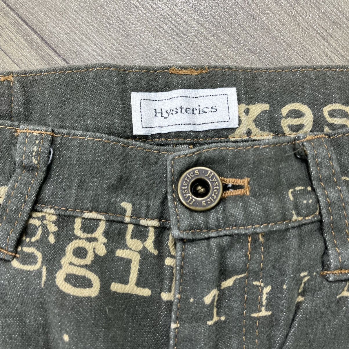 Hysteric Glamour Vintage Hysteric Glamour Sex Fuck Bitch Flared Jeans Y2K Size US 28 / EU 44 - 6 Thumbnail