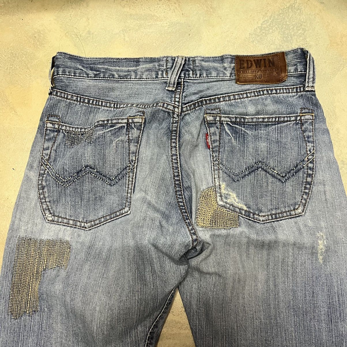 Edwin Edwin Exclusive Vintage Distressed Style Denim Jeans Size US 30 / EU 46 - 15 Thumbnail