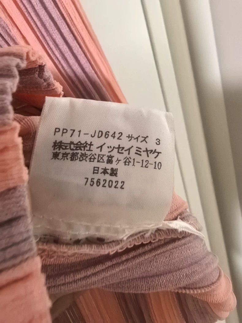 Issey Miyake Issey Miyake size:3 Pink and purple striped cardigan Size S / US 4 / IT 40 - 3 Thumbnail