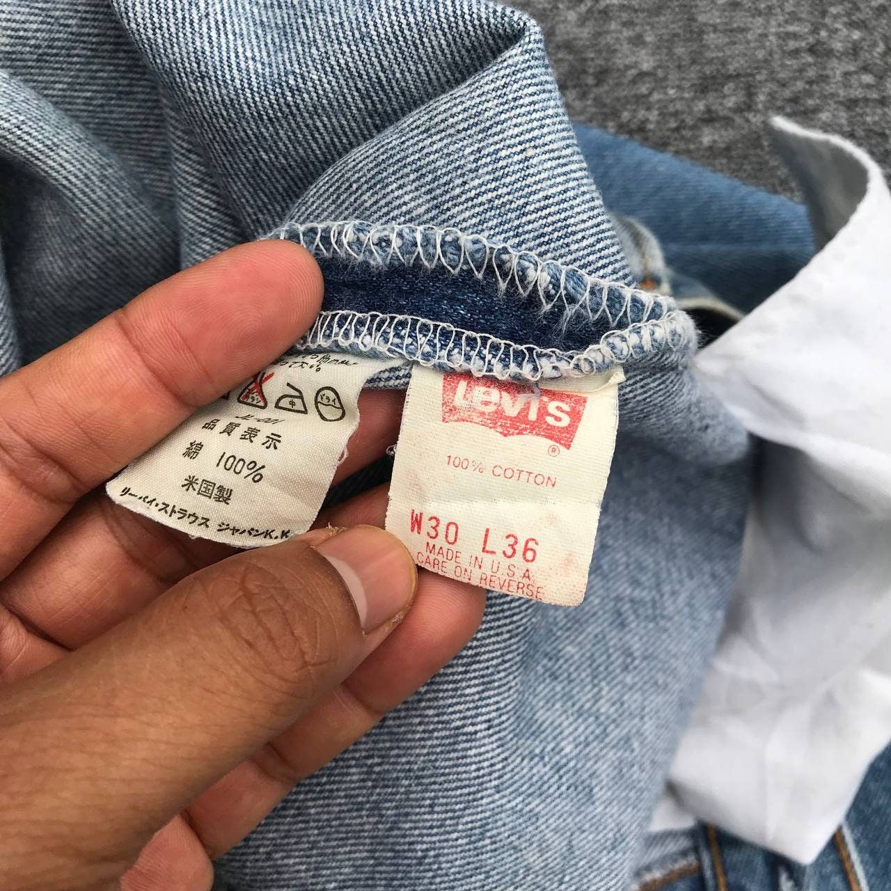 Levi's Vintage Clothing Vintage Levis 501xx stonewash faded distressed W28x29 Size US 28 / EU 44 - 2 Thumbnail