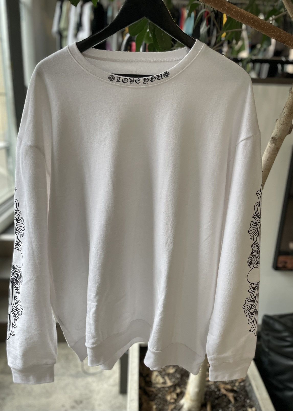 Chrome Hearts Chrome Hearts Love You Crewneck Sweatshirt Size US XL / EU 56 / 4 - 4 Thumbnail