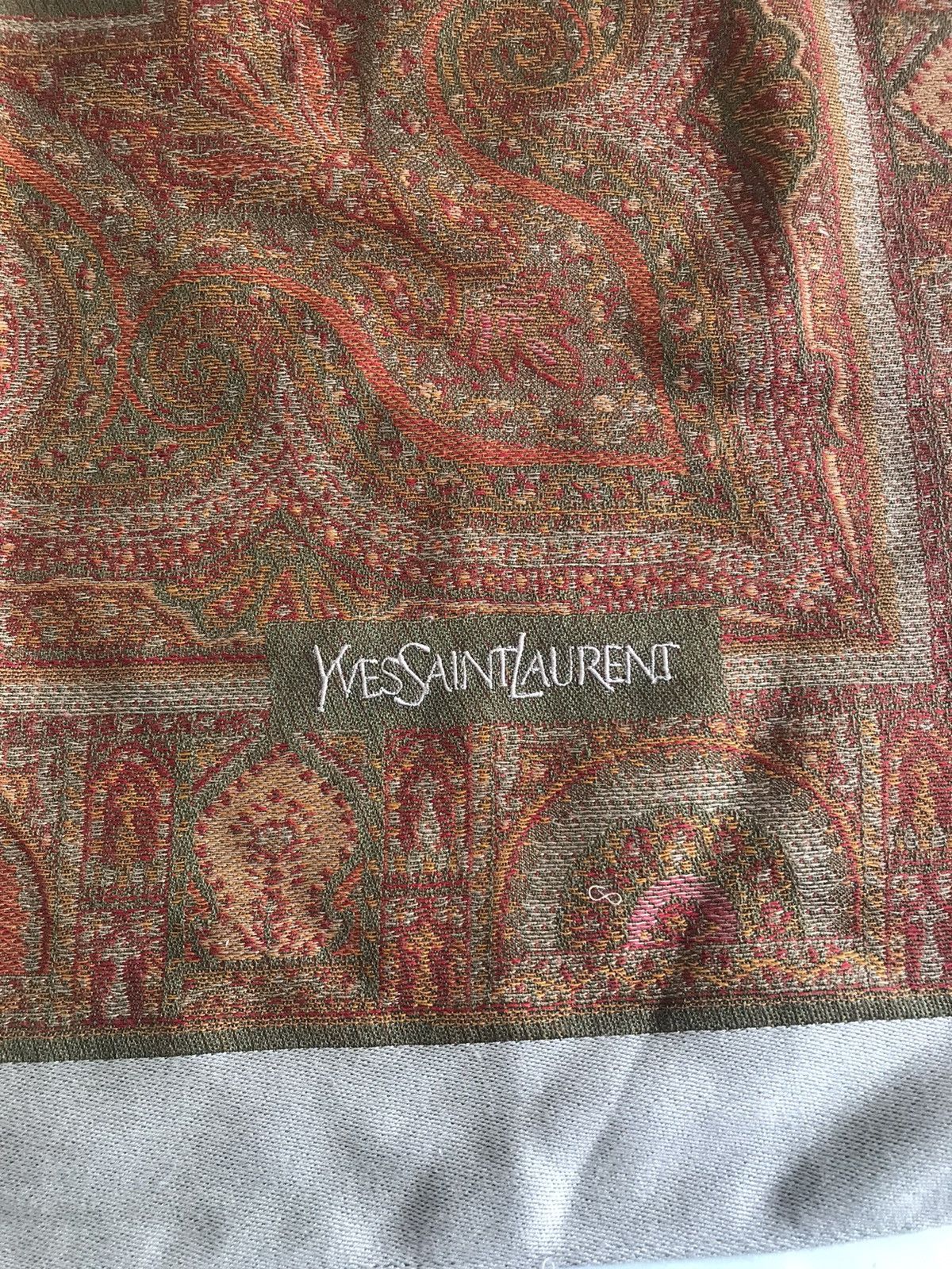 yves saint laurent veil scarf