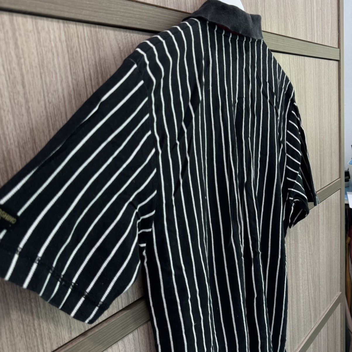 Hiroko Koshino Homme Hiroko Koshino Textured Stripes Polo Shirt Size US M / EU 48-50 / 2 - 5 Thumbnail