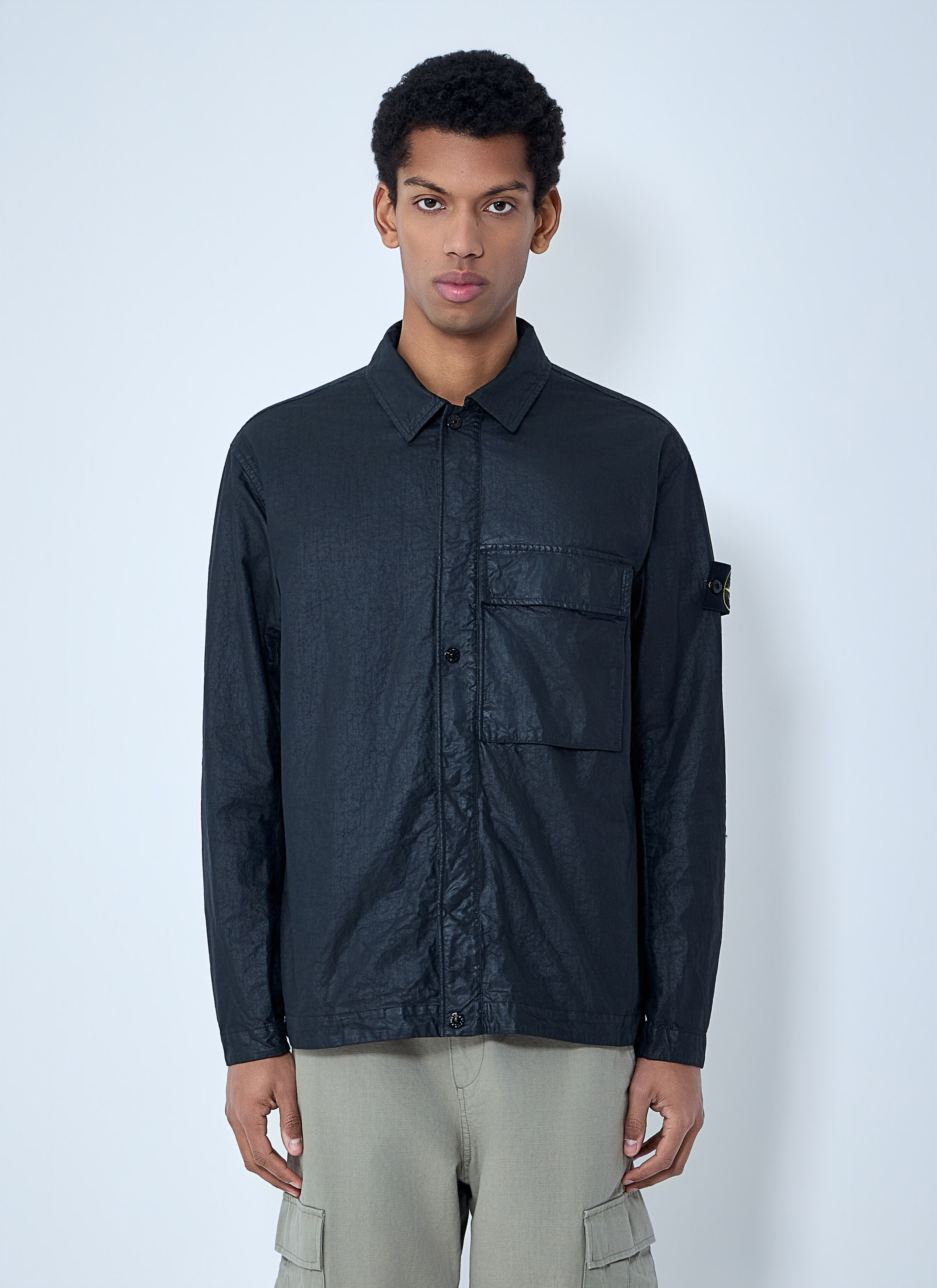 Stone Island Technical Nylon Overshirt Size US XXL / EU 58 / 5 - 1 Thumbnail