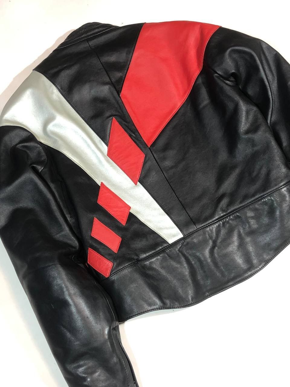 Japanese Brand Moto Line Galaxy Racing Moto Leather Jacket Vintage Size US L / EU 52-54 / 3 - 10 Thumbnail