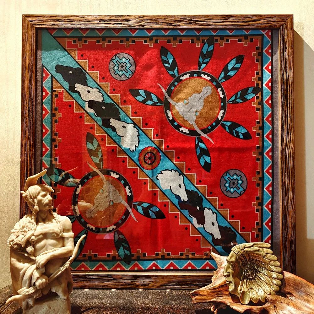 RRL Ralph Lauren RRL Vintage Rodeo Cowboy Bandanna COTTON Scarf handkerchief Size ONE SIZE - 2 Thumbnail
