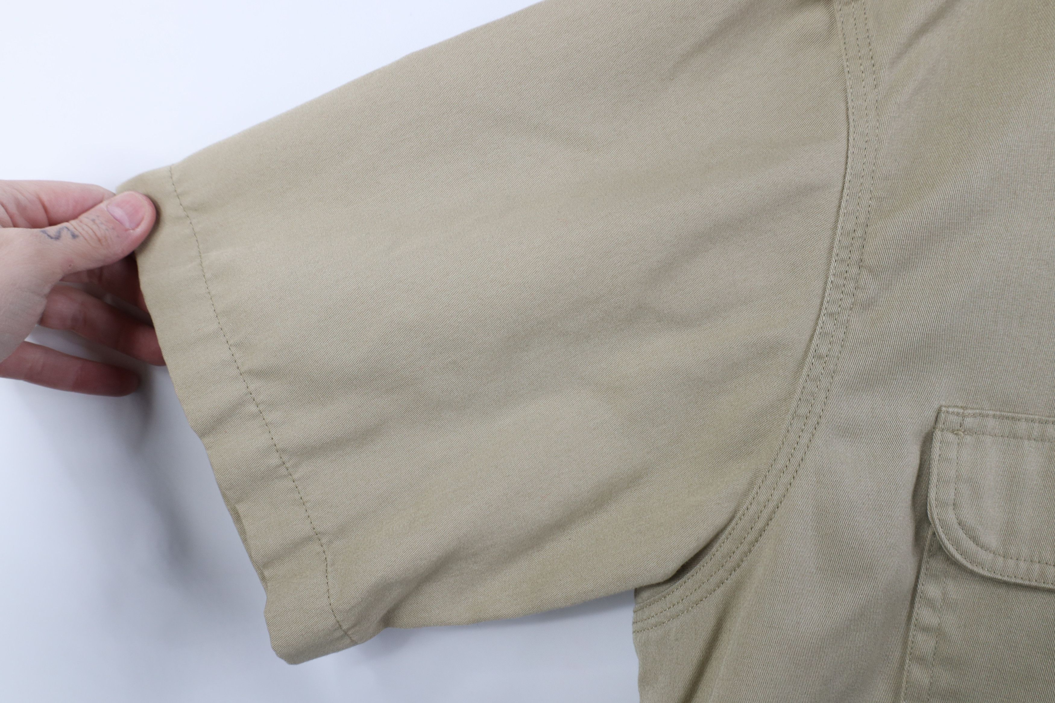 Carhartt Vintage Carhartt Double Pocket Twill Button Down Shirt Beige Size US XXL / EU 58 / 5 - 9 Thumbnail