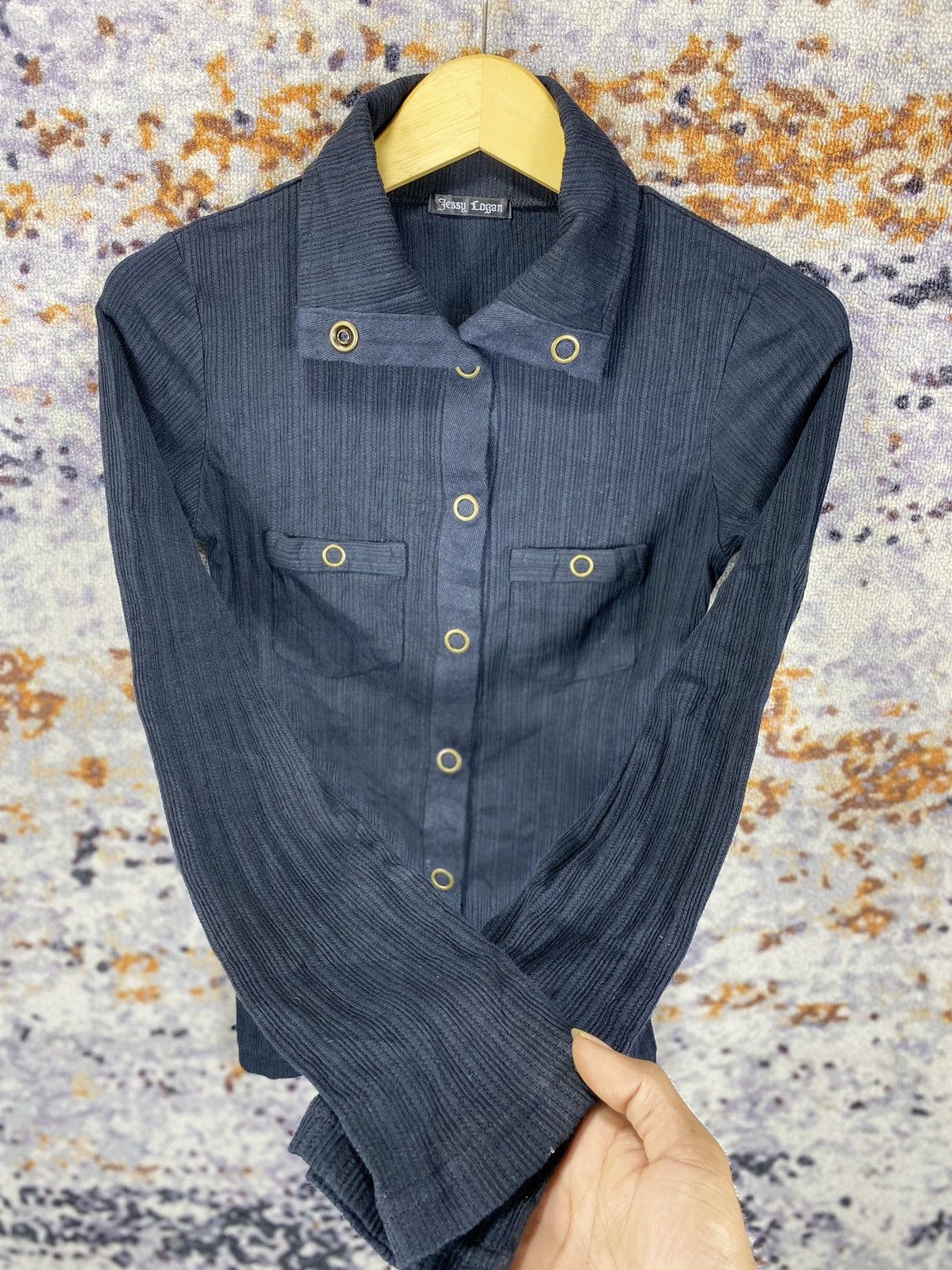 Japanese Brand Gothic Long Sleeve western Jessy logan Japan Size US M / EU 48-50 / 2 - 2 Thumbnail
