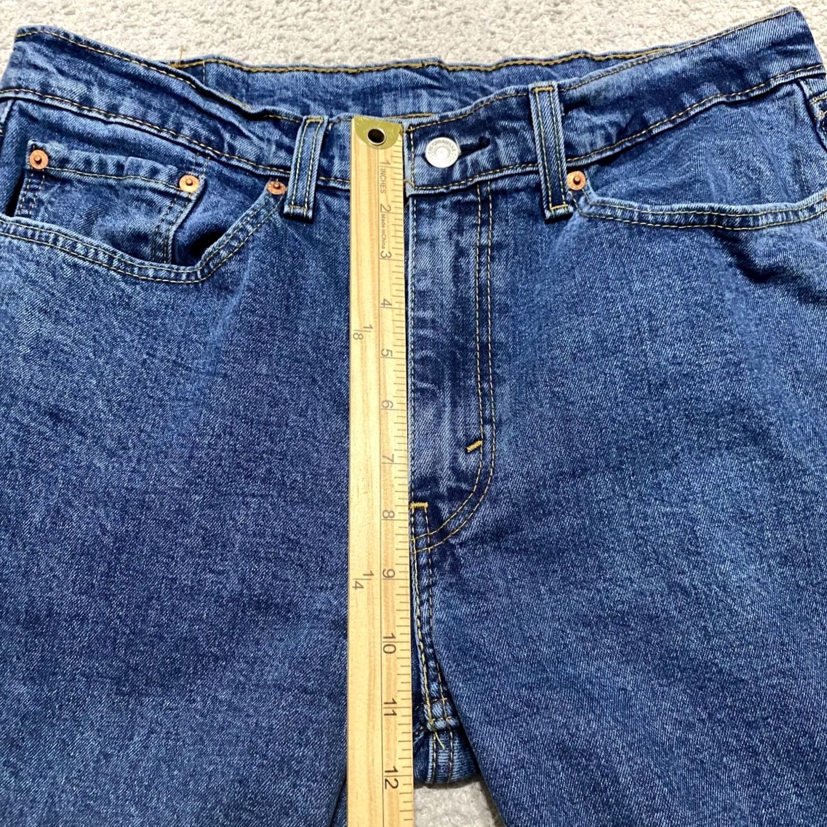 Levi's Levi's 514 Jeans 34x34 Blue Denim Regular Straight Mens 514 Mid Rise 34 Inseam 5-Pocket Size US 34 / EU 50 - 7 Thumbnail