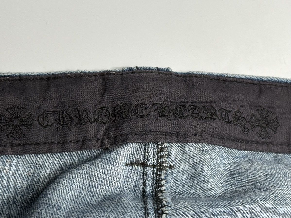 Chrome Hearts Chrome Hearts Black Cross Patch Blue Carpenter Jeans Size US 32 / EU 48 - 15 Thumbnail