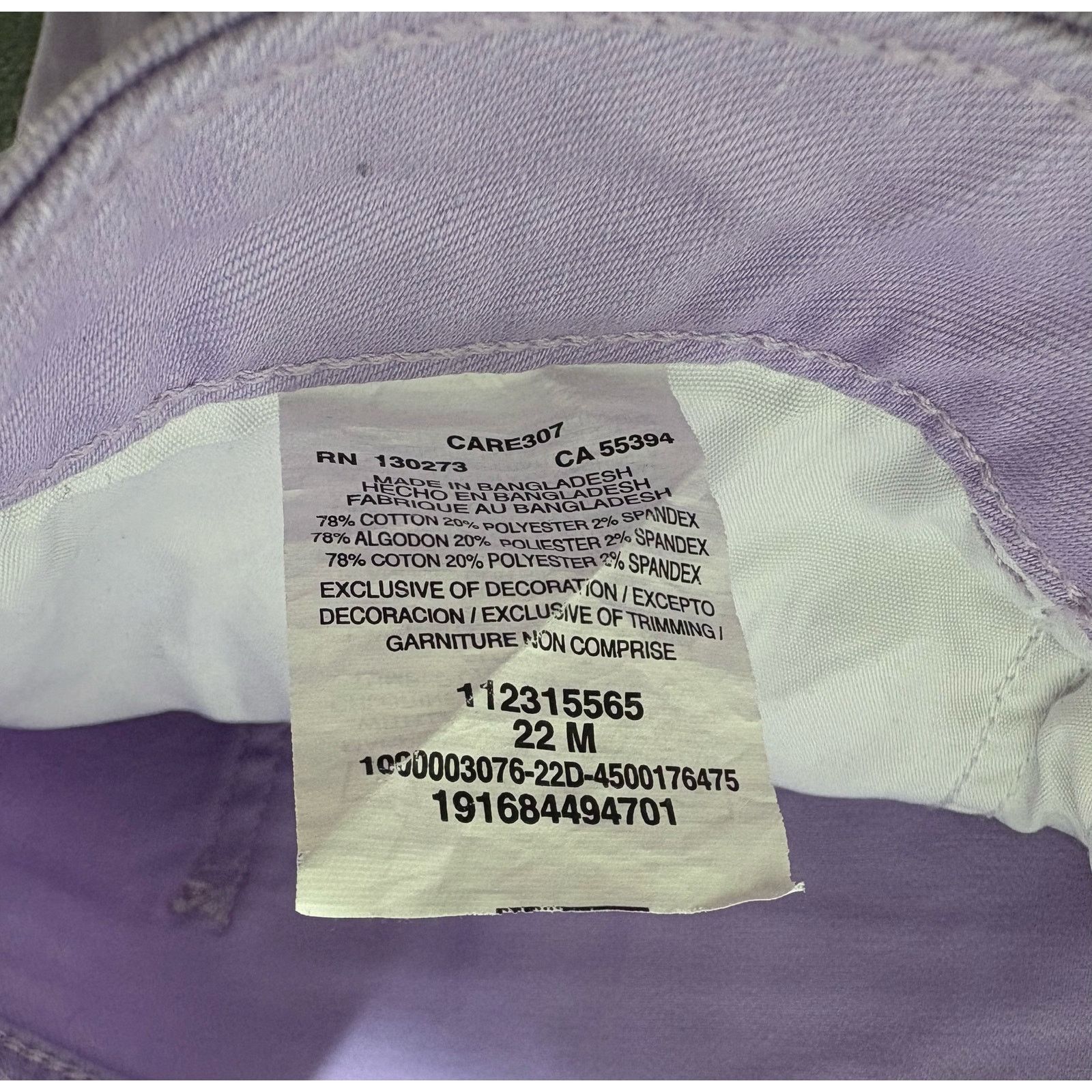 Lee Lee | Women's Regular Fit Bermuda Mid Rise Shorts | 22 Size 22" - 3 Thumbnail