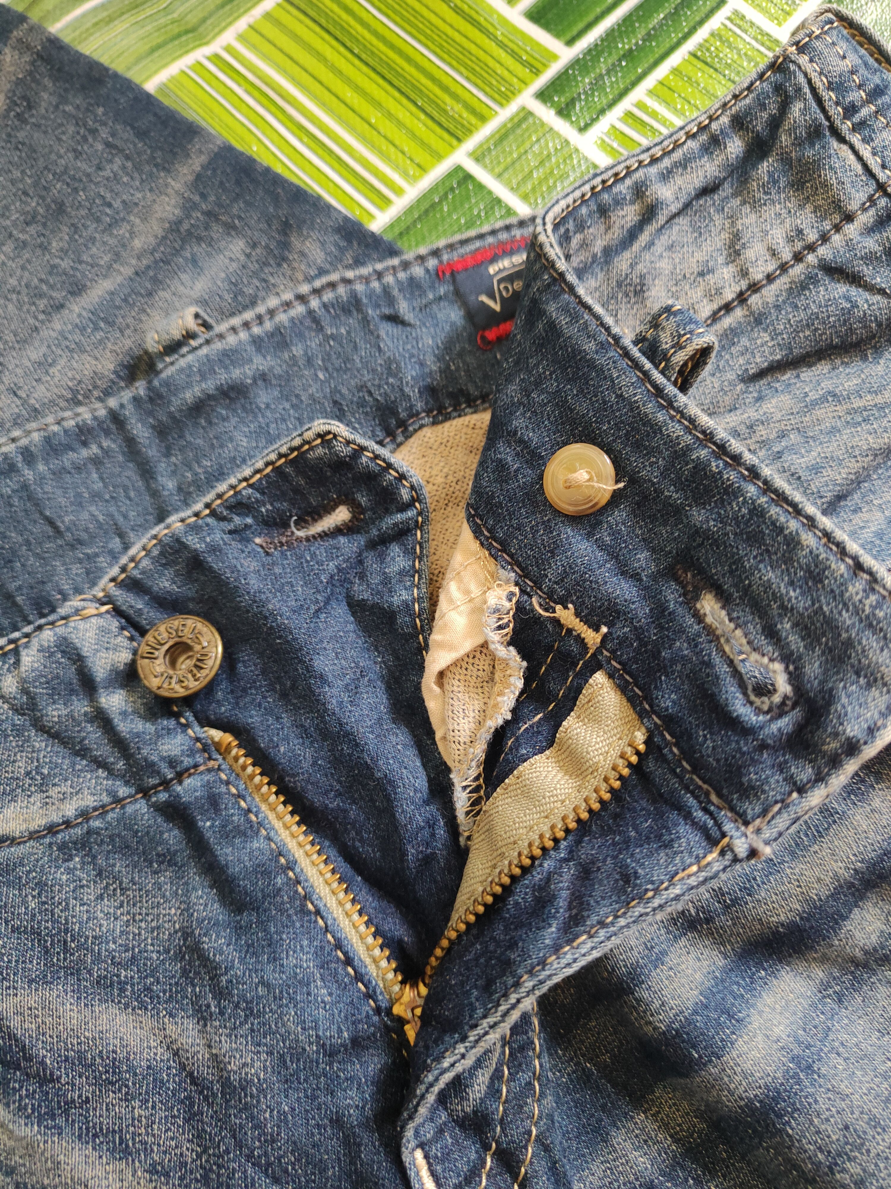 Diesel Diesel Dark Blue Faded Distressed Ripped Jeans #S2354 Size 26" / US 2 / IT 38 - 15 Thumbnail