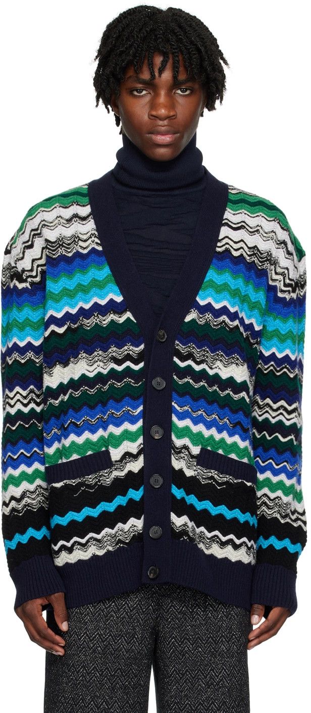 Missoni o1y0225 Cardigan in Multicolor Size US M / EU 48-50 / 2 - 1 Thumbnail