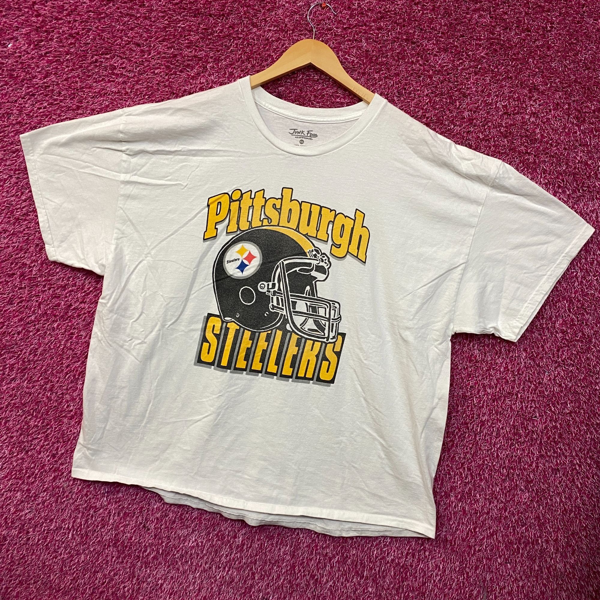 Junk Food Junk Food Pittsburgh Steelers Football Helmet Logo T-Shirt 2 Size US XXL / EU 58 / 5 - 3 Thumbnail