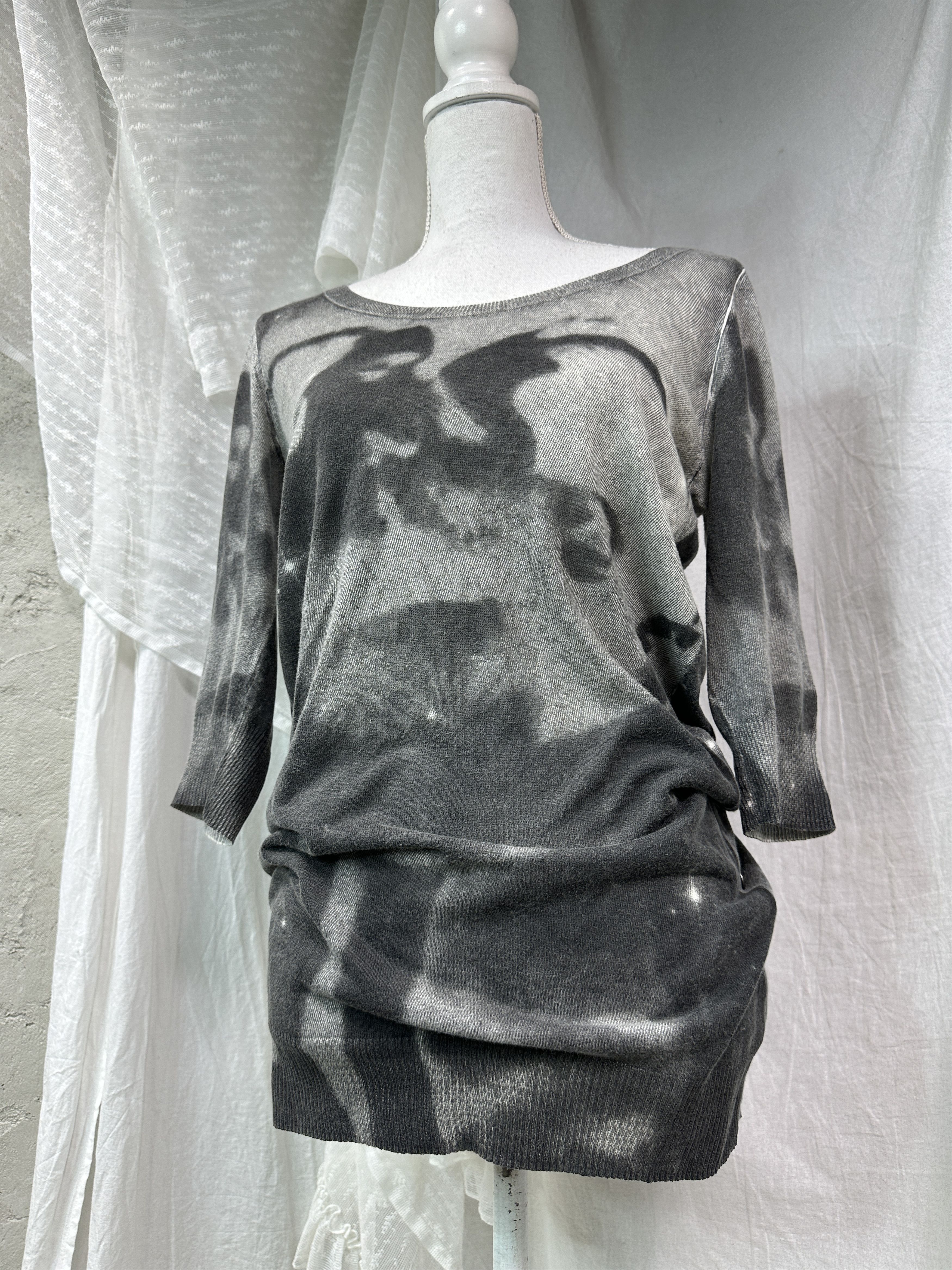Diesel Vintage Avant Garde Diesel Fullprint Sweater / Dress 00s Size S / US 4 / IT 40 - 5 Thumbnail