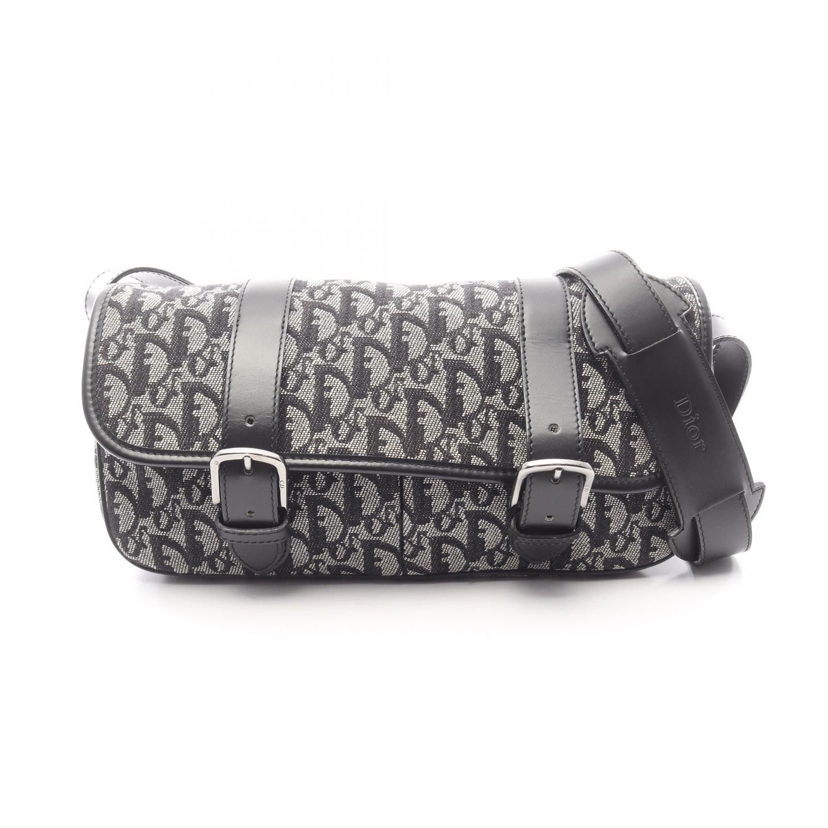 Dior Dior Dior Trotter Canvas Leather Shoulder Bag Textile Shoulder Bag DUTY FREE for USA Size ONE SIZE - 1 Thumbnail