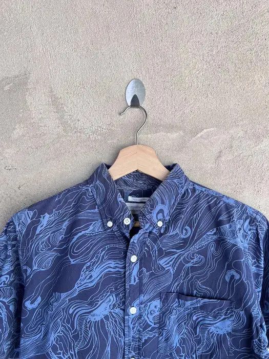 Old Navy Old Navy Overprint Flower Shirt Button Up Size US S / EU 44-46 / 1 - 3 Thumbnail