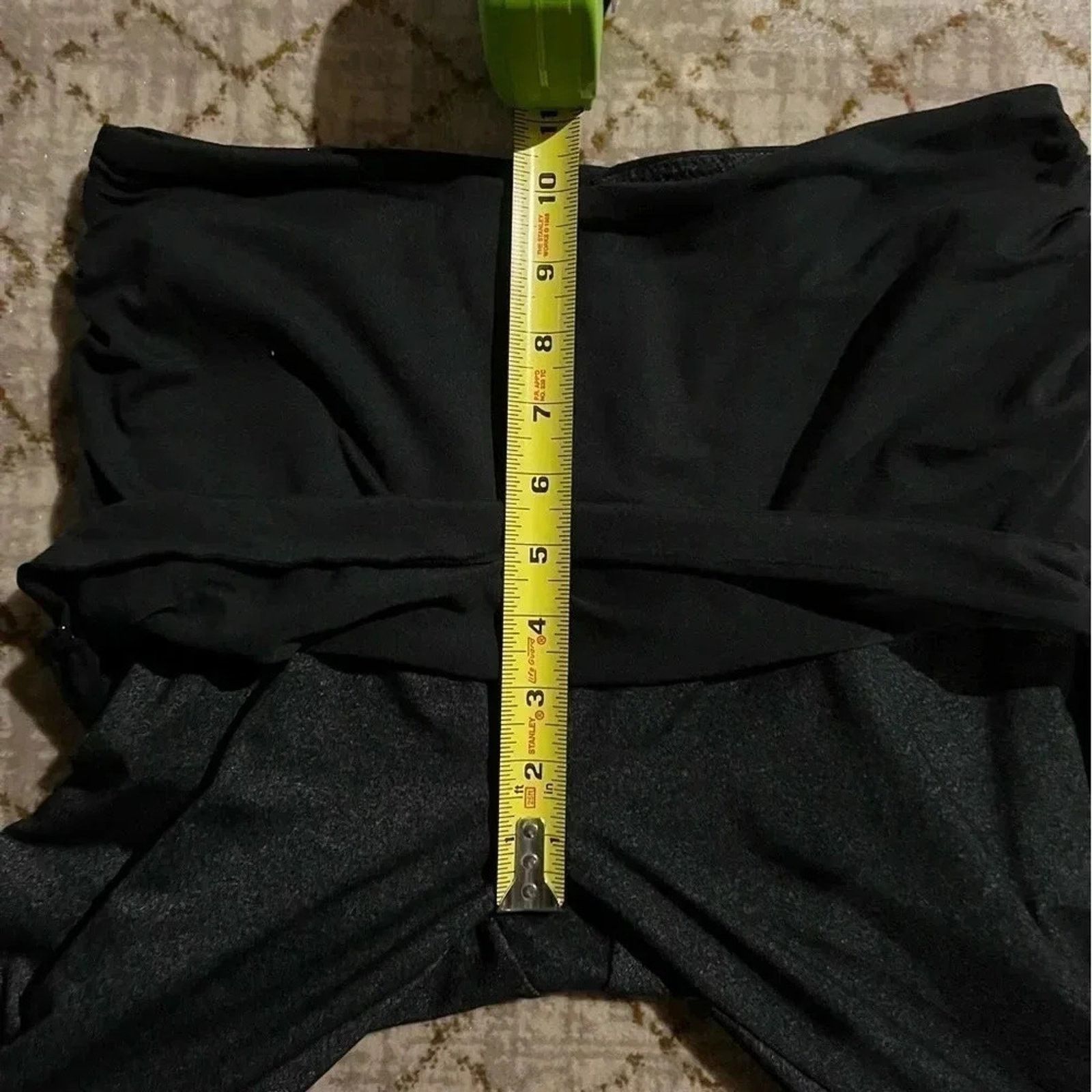 Other Marika Tek Skirted Leggings Womens M Black Stretch Capri Size 28" / US 6 / IT 42 - 7 Thumbnail