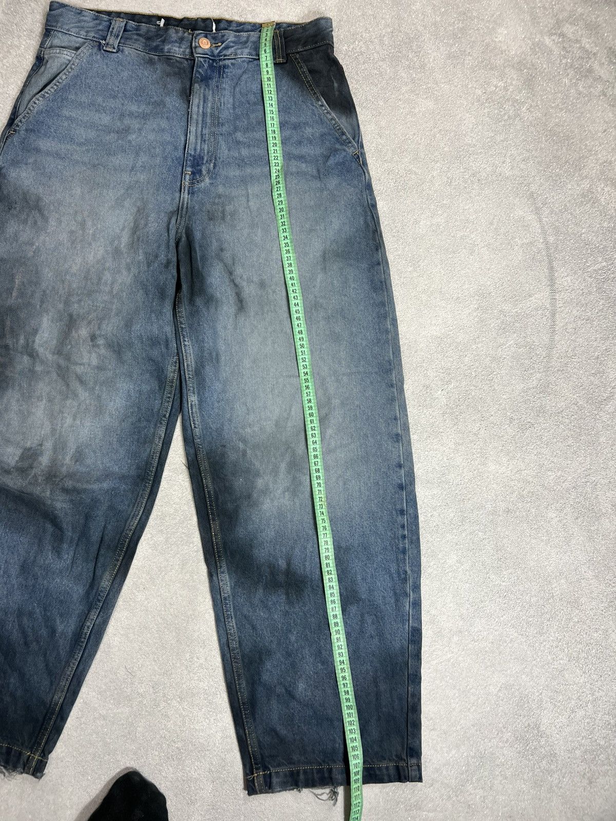 Japanese Brand vtg if6was9 type baggy distressed balenci type jeans 90s Size US 31 - 9 Thumbnail