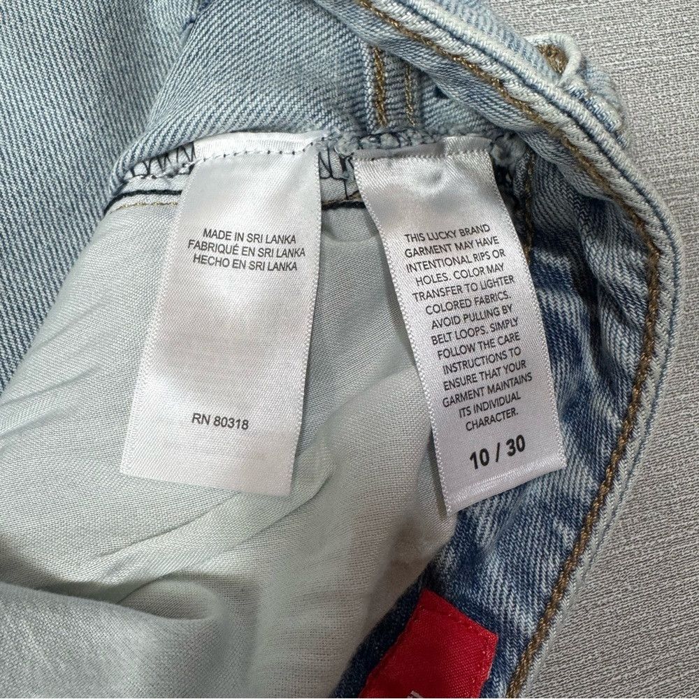 Lucky Brand NWT New LUCKY BRAND Mini Denim Skirt With Embroidered Detai Size 32" / US 10 / IT 46 - 9 Thumbnail