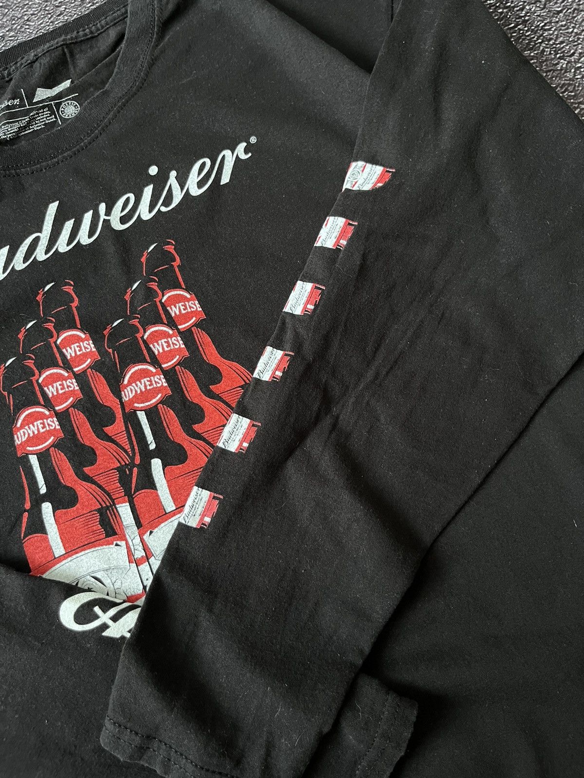 Budweiser Vintage 90s Y2K Budweiser Beer Logo Long Sleve Tee Size US L / EU 52-54 / 3 - 7 Thumbnail