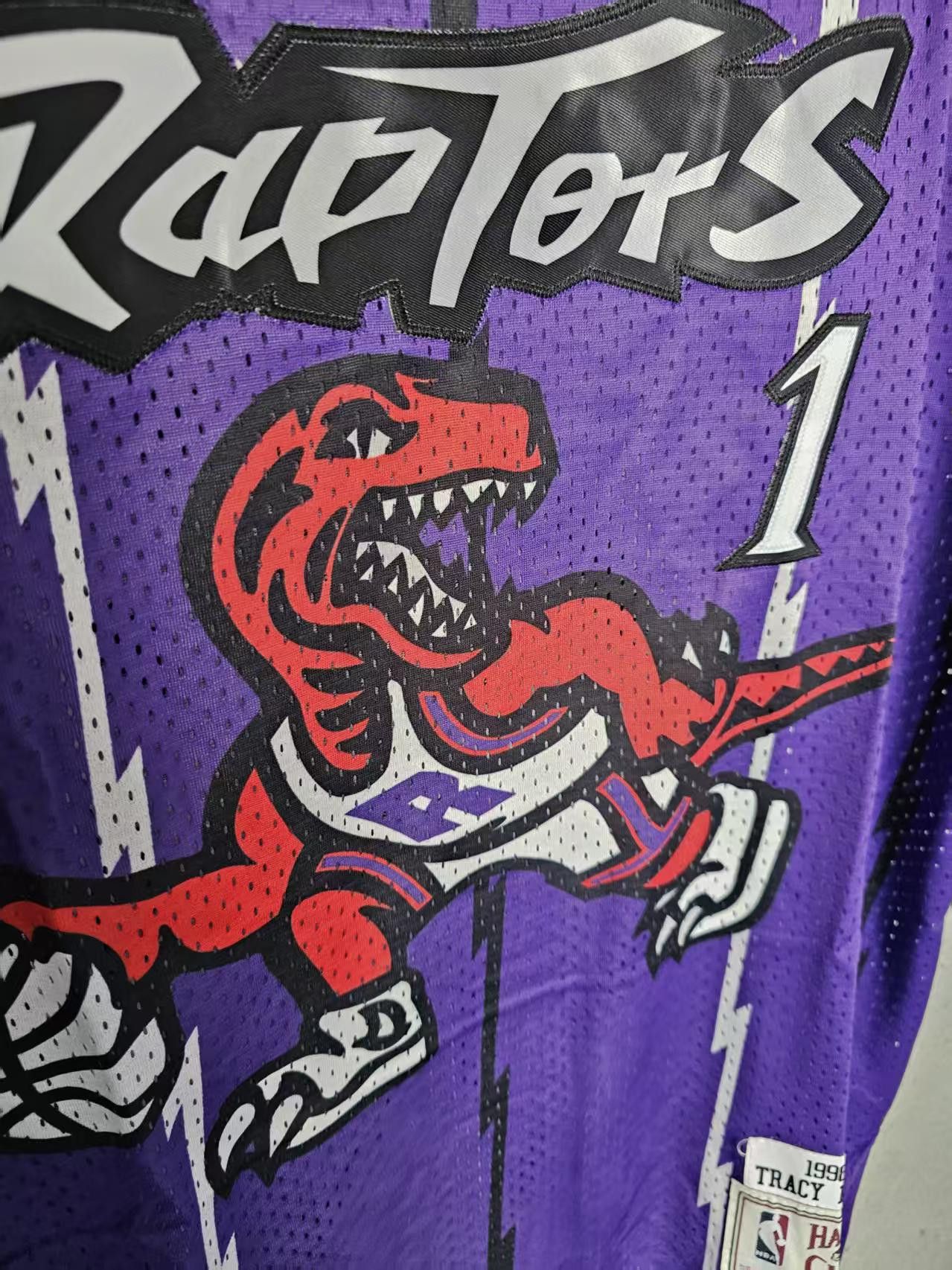 NBA Toronto Raptors #1 Tracy McGrady Jersey Small Size US S / EU 44-46 / 1 - 3 Thumbnail