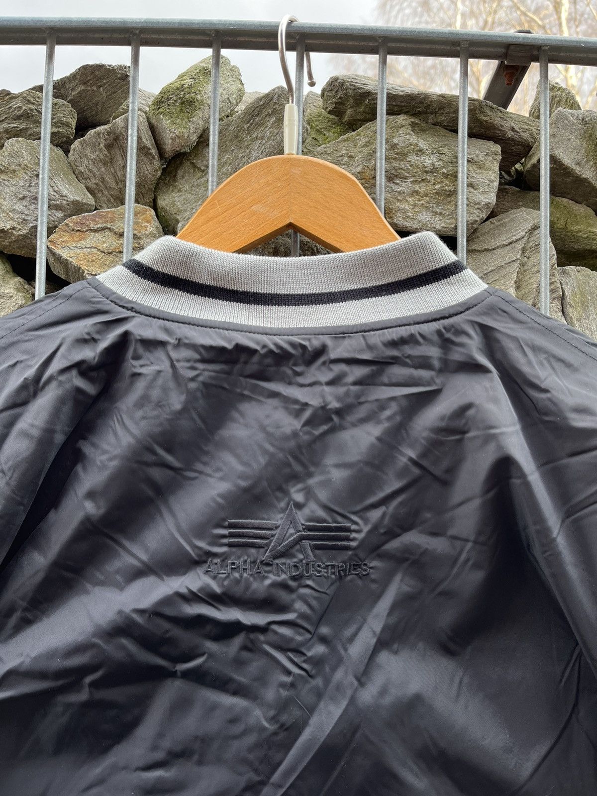 Alpha Industries Alpha Industries Vintage Reversible Logo Rare Bomber Jacket Size US L / EU 52-54 / 3 - 5 Thumbnail