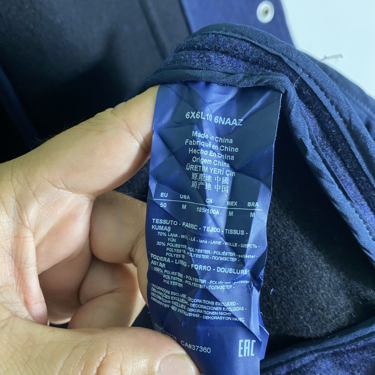 Armani Armani Jeans Snap Button Balmacaan Coat Size 50 Blue Colour Size US M / EU 48-50 / 2 - 10 Thumbnail