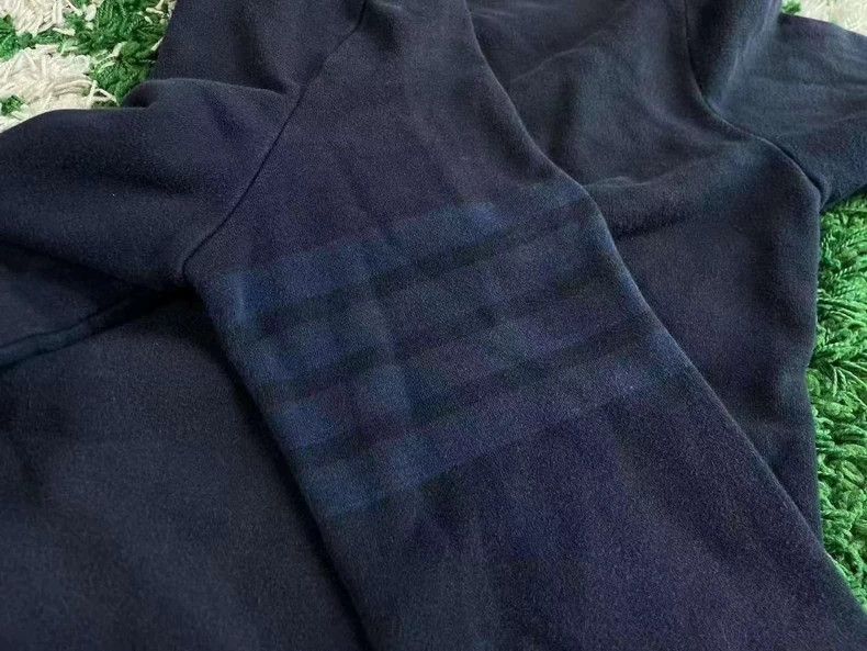 Thom Browne Thom browne TB dark blue four-bar sweatshirt 2503-Nextarrow Size US L / EU 52-54 / 3 - 6 Thumbnail