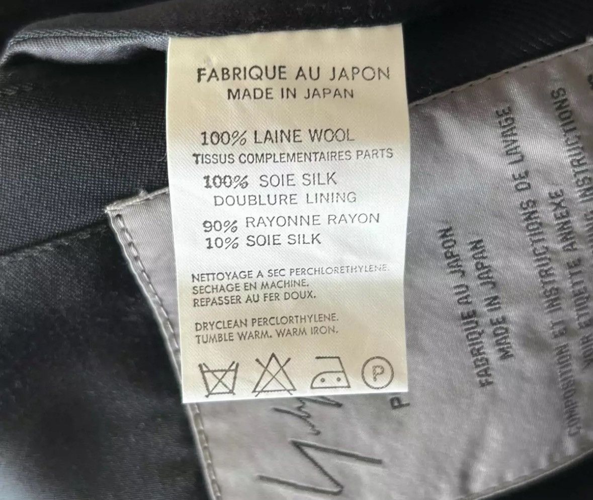 Yohji Yamamoto Yohji Yamamoto 94aw silk collar patchwork suit Size 44R - 6 Thumbnail