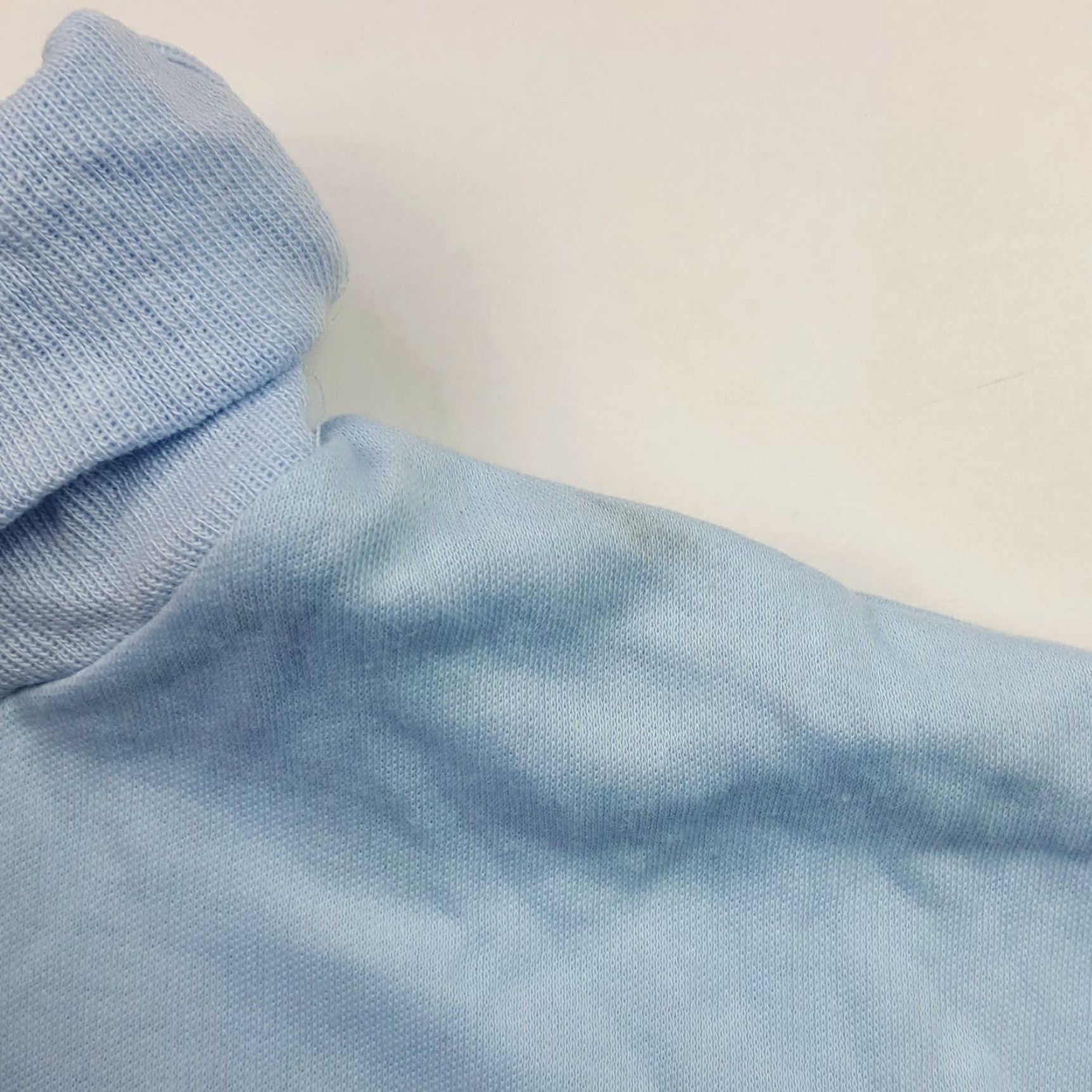 Vintage VINTAGE Vecci T-Shirt Shirt Mens XL Mock Neck Long Sleeve Sky Blue 80s Retro USA Made Graphic Print All Seasons Blue Size US XL / EU 56 / 4 - 4 Thumbnail
