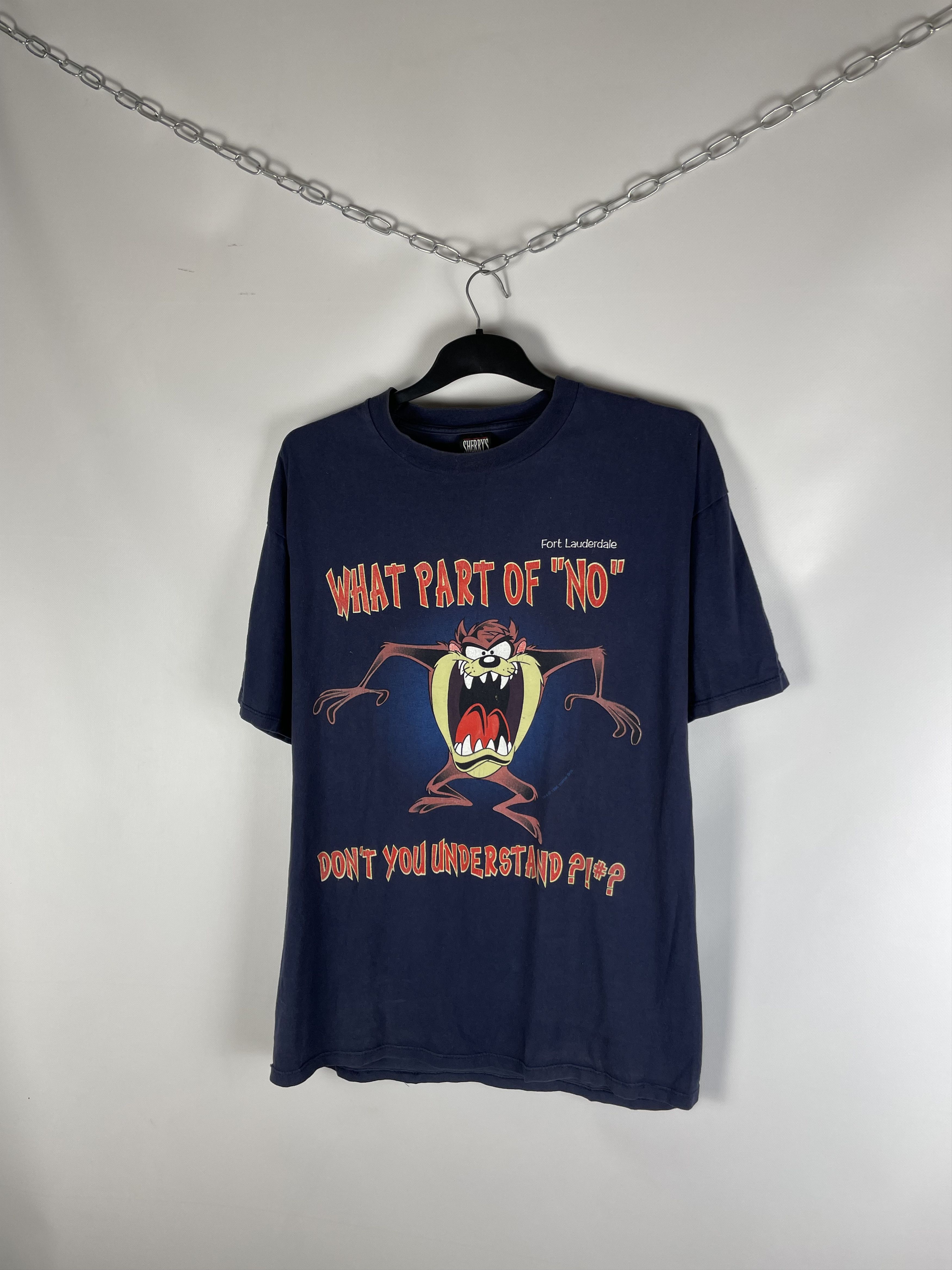 Vintage 1996 Warner Bros. Studio Taz Devil 90's Vintage T-shirt Size US XL / EU 56 / 4 - 2 Thumbnail